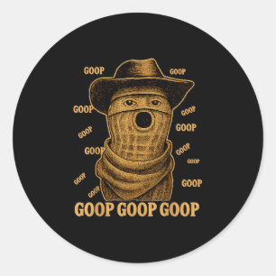 Adesivo Goop Goop Goop Engraçado O Goop de Amendoim Torrad