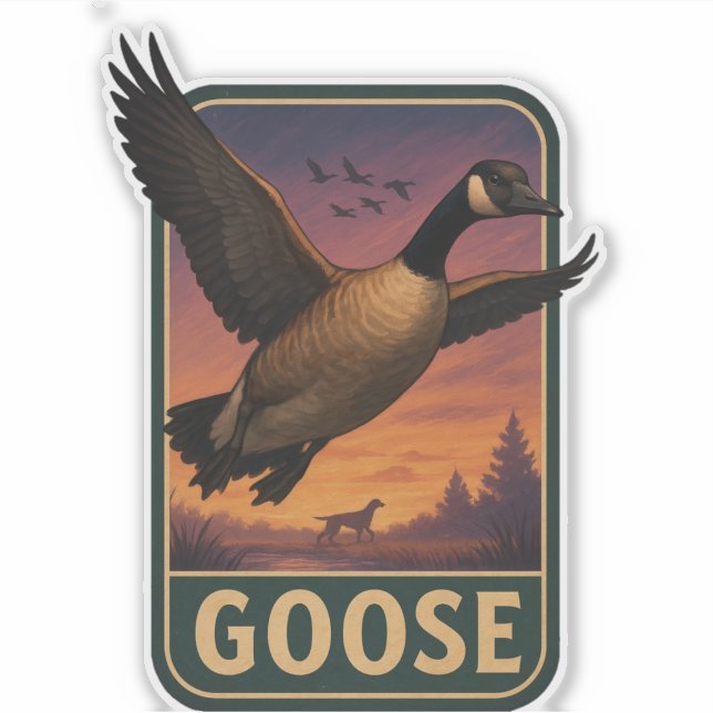 Adesivo Goose Sticker  (Frente)