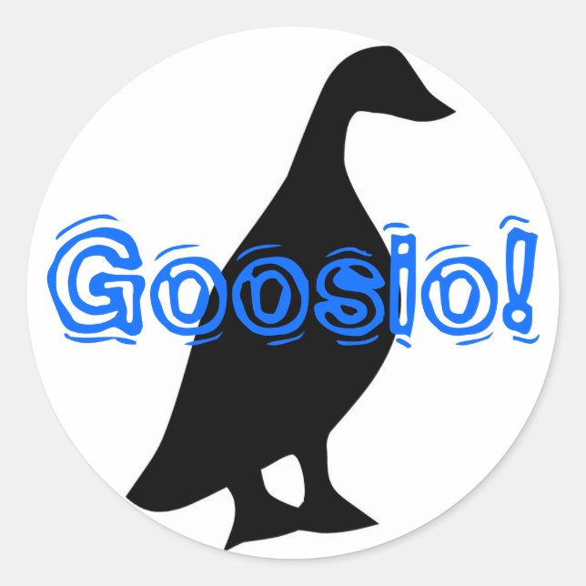 Adesivo Goosio! (Frente)