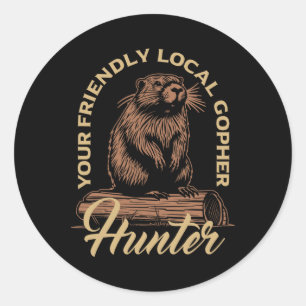 Adesivo Gopher Hunter Gear Equipamentos Essenciais Gopher