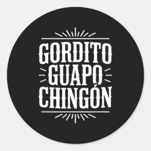 Adesivo Gordinho bonito e fodão dito engraçado de western