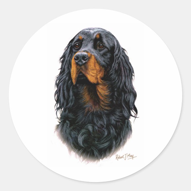 Adesivo Gordon Setter (Frente)
