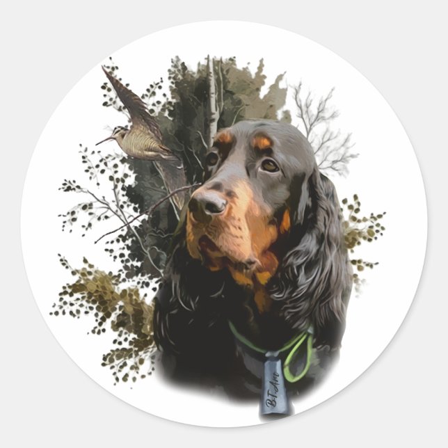 Adesivo Gordon Setter (Frente)
