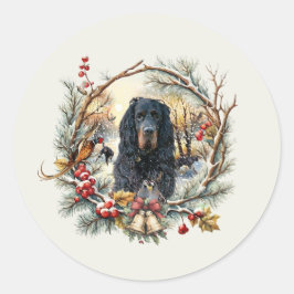 Adesivo Gordon Setter Alegria de Natal – Arte Canina Sazon