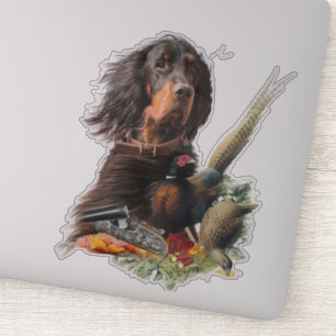Adesivo Gordon setter com faisões, Art