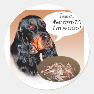 Adesivo Gordon Setter Turquia