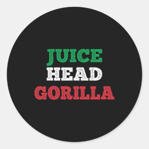Adesivo Gorila Cabeça de Suco Jardim de New Jersey Nj Cost