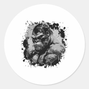 Adesivo Gorilla Beast Muscles Workout Bodybuilding Boxing