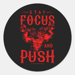 Adesivo Gorilla Beast Quote Workout Malhação Bodybuilding 