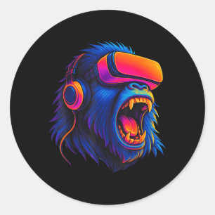 Adesivo Gorilla Birthday Boys Adultos Homens Mulheres Engr