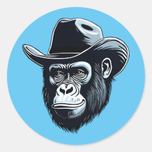 Adesivo Gorilla Cowboy