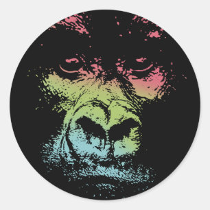 Adesivo Gorilla Face - Cor