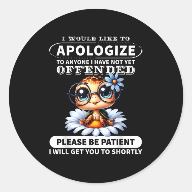 Adesivo Gostaria De Alogiar Quem Não Tenho Tutl (Frente)