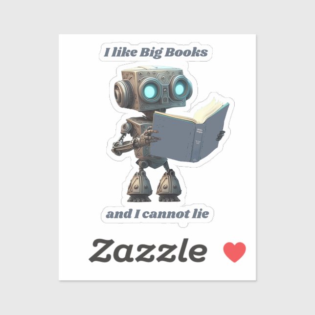 Adesivo Gosto De Grandes Livros E Não Posso Mentir (Folha)