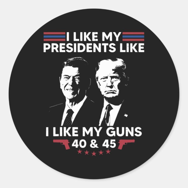 Adesivo Gosto Dos Meus Presidentes, Como Gosto Das Minhas  (Frente)