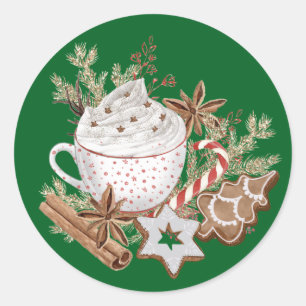Adesivo Gostosuras de Natal Aconchegantes