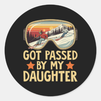 Adesivo Got Ped By My Daughter Funny Skiing Family _14 