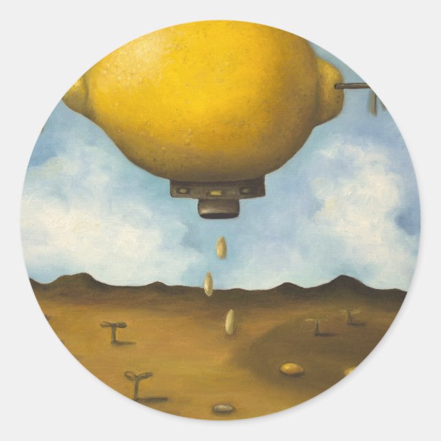 Adesivo Gotas de limão (Frente)