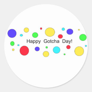 Adesivo Gotcha dia feliz!