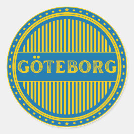 Adesivo Göteborg City Pride Emblem – Swedish Identity