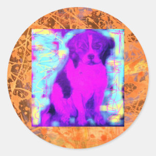 Adesivo gotejamento do cão do lebreiro