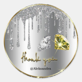 Adesivo gotejamento obrigado de prata