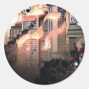 Adesivo Gotham Burning