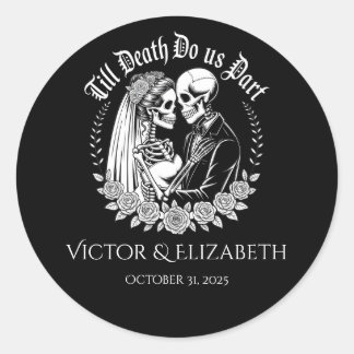 Adesivo Gothic Till Death Do Us Part Wedding