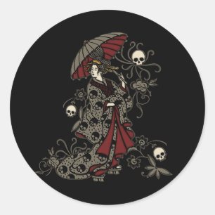 Adesivo Gótica Geisha