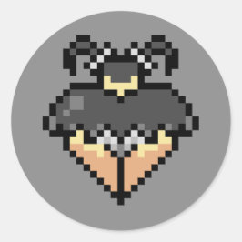 Adesivo Gótico de um pequeno viciado em saia preta