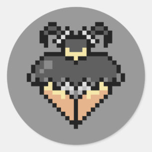 Adesivo Gótico de um pequeno viciado em saia preta