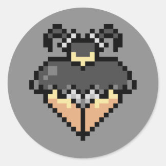 Adesivo Gótico de um pequeno viciado em saia preta