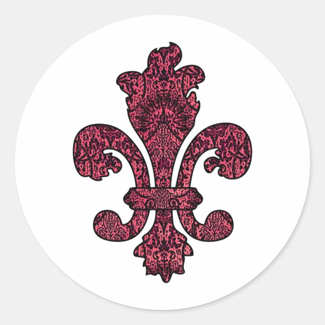 Adesivo Gótico de vinho Crimson (Frente)