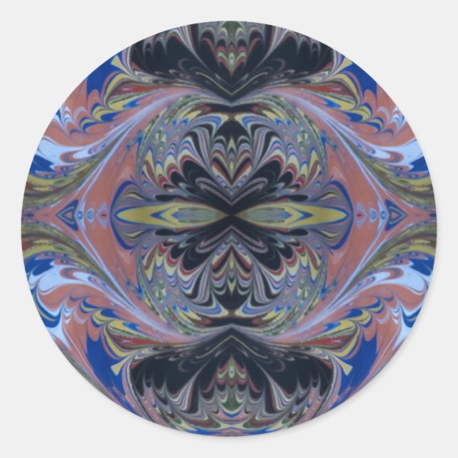 Adesivo Gótico divertido - Preto e Amarelo (Frente)