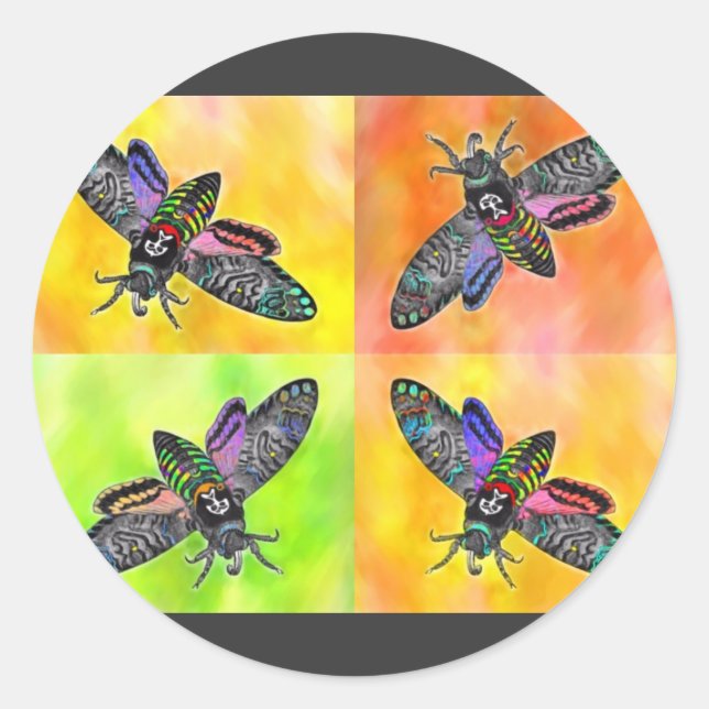 adesivo Gótico Moth 4 (Frente)