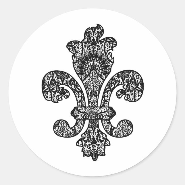 Adesivo Gótico preto e branco (Frente)