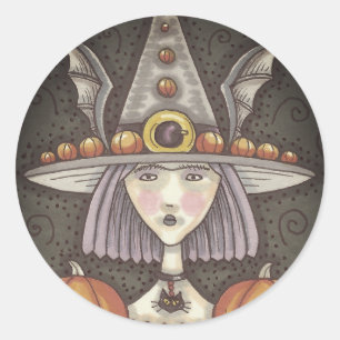 Adesivo GÓTICO PUMPKIN WITCH HALLOWEKERS SHEET Heart