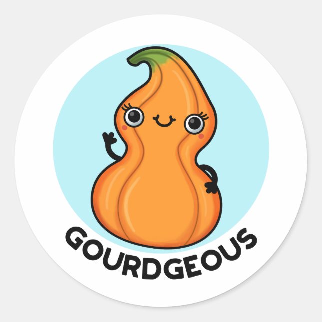 Adesivo Gourd Gourd Veggie Pun (Frente)