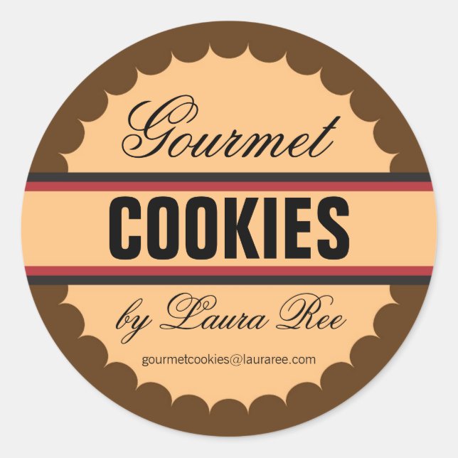 Adesivo Gourmet Cookie Sticker (Frente)