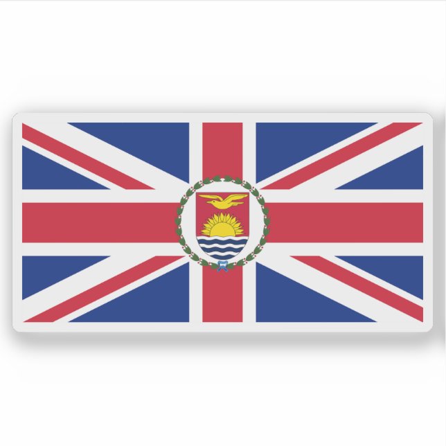 Adesivo Governor of the Gilbert & Ellice Islands,1937–1976 (Frente)