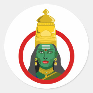 Adesivo Grace e Poder: Bênção da Deusa Meenakshi