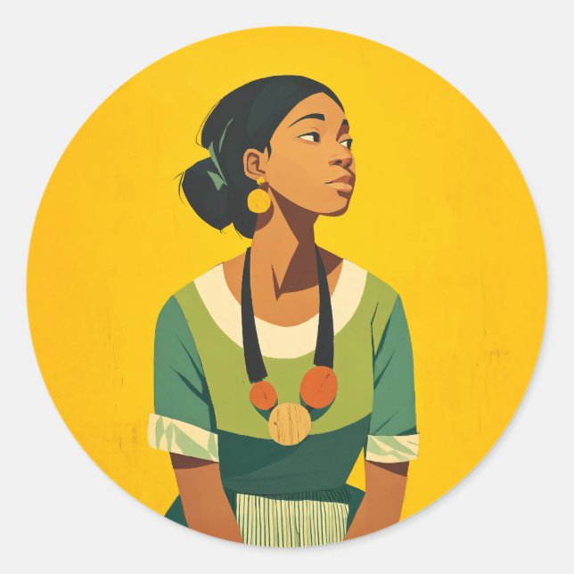 Adesivo Grace em Verde e Dourada (Frente)