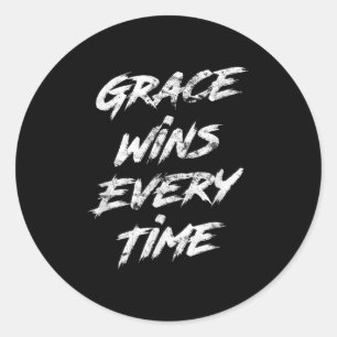 Adesivo Grace ganha cada vez que Christian Faith é motivac
