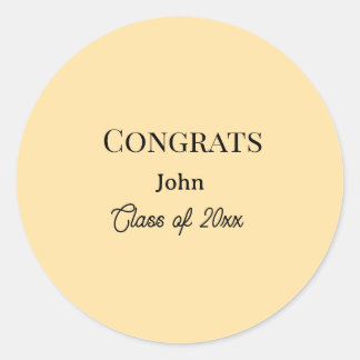 Adesivo grad boy add name congrats date year text