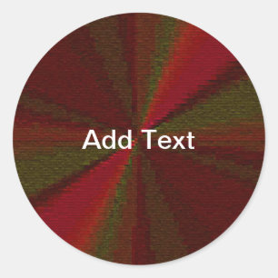 Adesivo Gradação circular - vermelho a verde