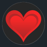 Adesivo Gradações VERMELHO AMOR CORAÇÃO   texto e ideias<br><div class="desc">Corações bonito Compostos por EDDA Fröhlich / EDDArt | Sentimento feliz por presentes apaixonados | para mais produtos e Designs,  contacte-me: contact@eddart.de ou veja aqui: www.zazzle.com/prettypatternarts* e aqui: www.zazzle.com/eddartshop* e aqui: www.zazzle.de/eddartiful*</div>