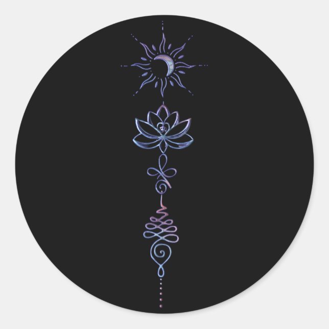 Adesivo Gradient Unalome Group  (Frente)