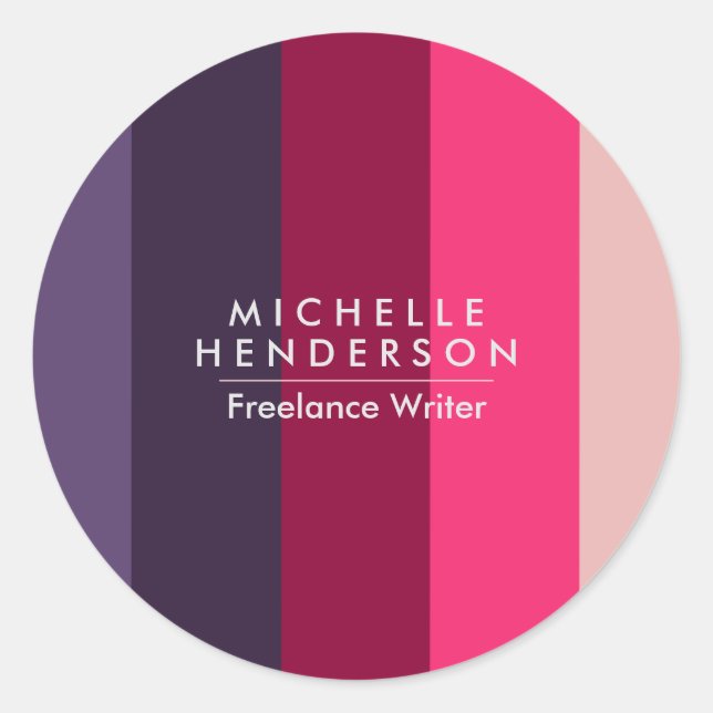 Adesivo Gradiente Colorido de Gradiente Bonito (Frente)