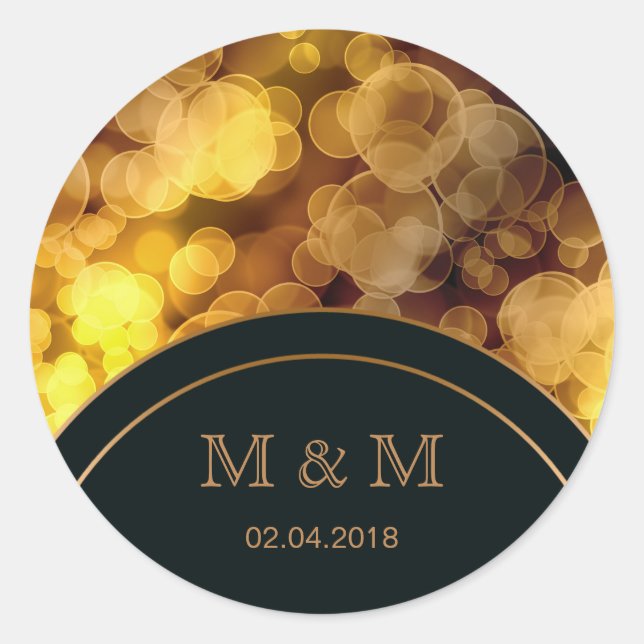 Adesivo Gradiente de Estilo de Bokeh (Frente)