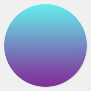 Adesivo Gradiente de Fundo Simples Turquesa Azul Roxo